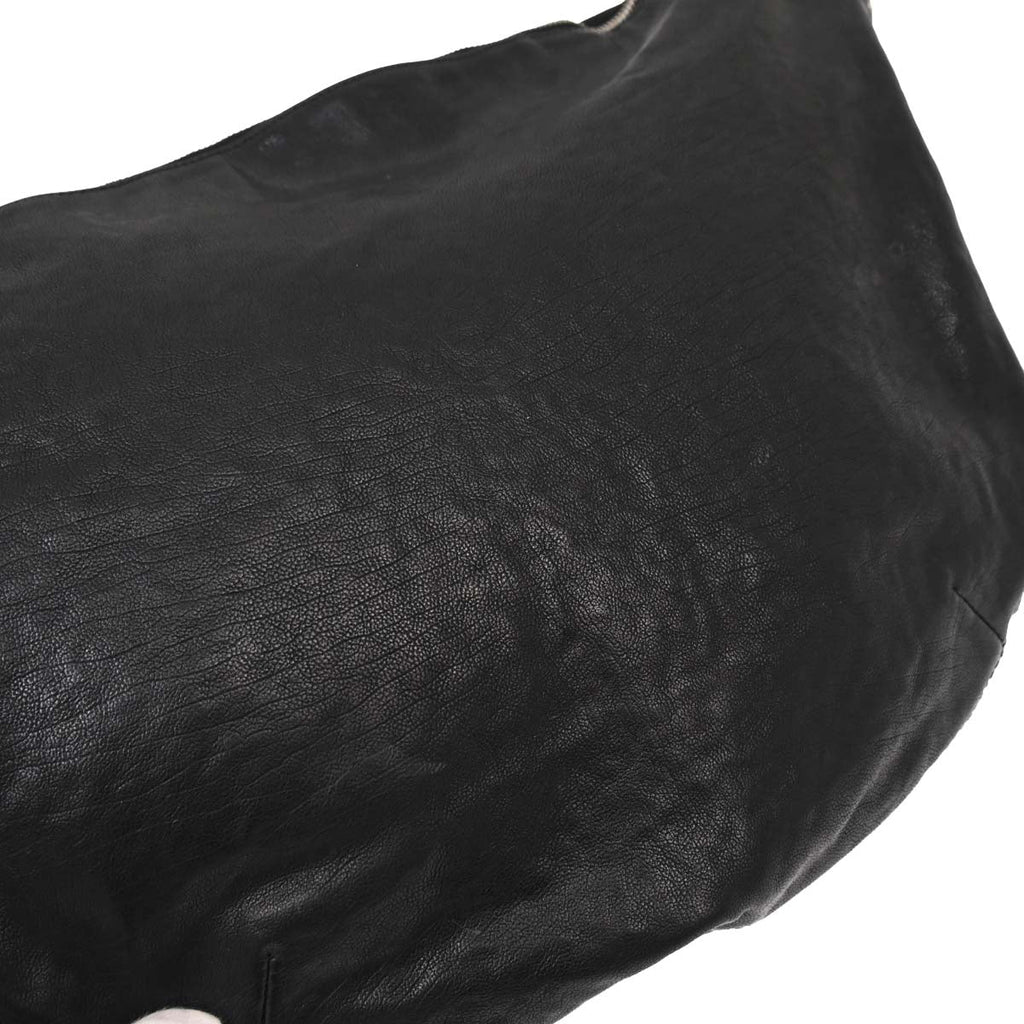 Chanel Black Calfskin Luxury Line Handbag