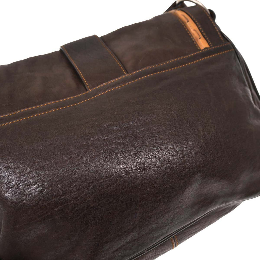 Christian Dior Brown Gaucho Crossbody Bag