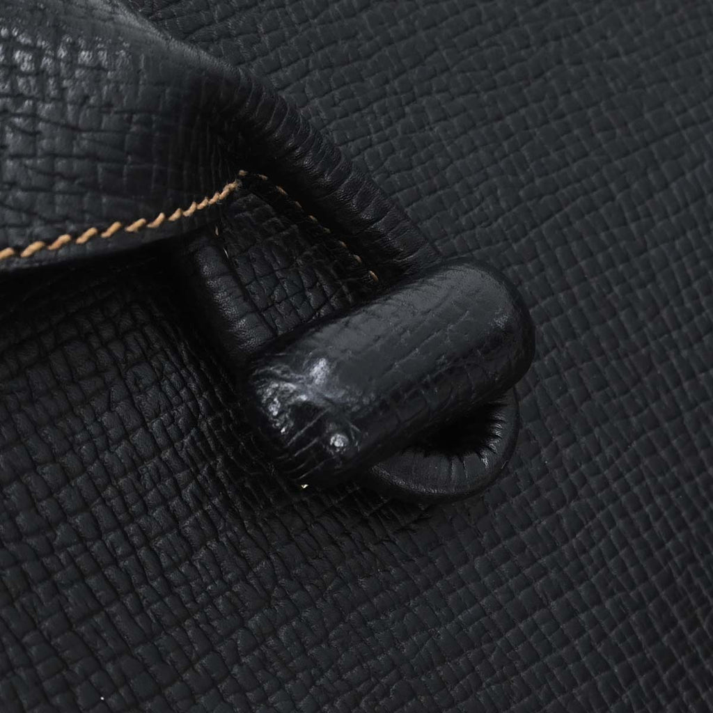 Loewe Black Leather Shoulder Tote Bag