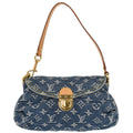 Louis Vuitton Blue Monogram Denim Mini Pleaty Handbag M95050