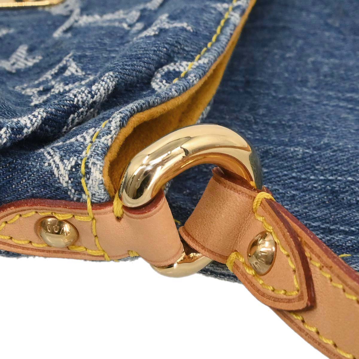 Louis Vuitton Blue Monogram Denim Mini Pleaty Handbag M95050