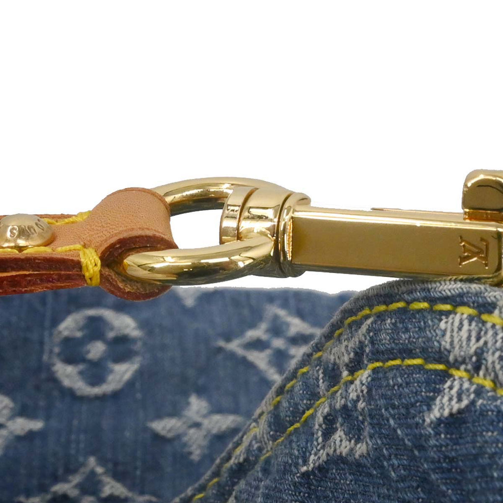 Louis Vuitton Blue Monogram Denim Mini Pleaty Handbag M95050