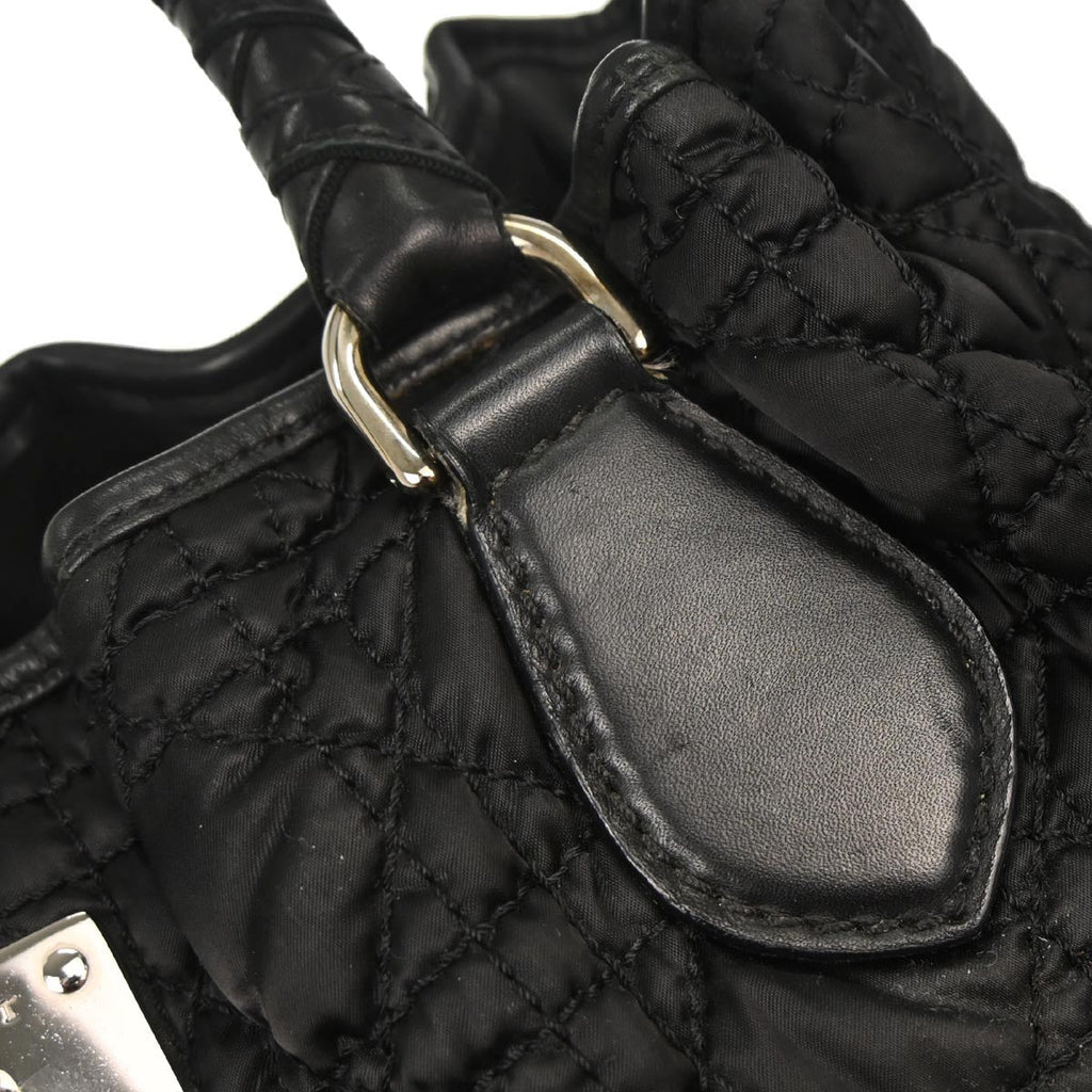 Christian Dior Black Nylon Lovely Tote Handbag