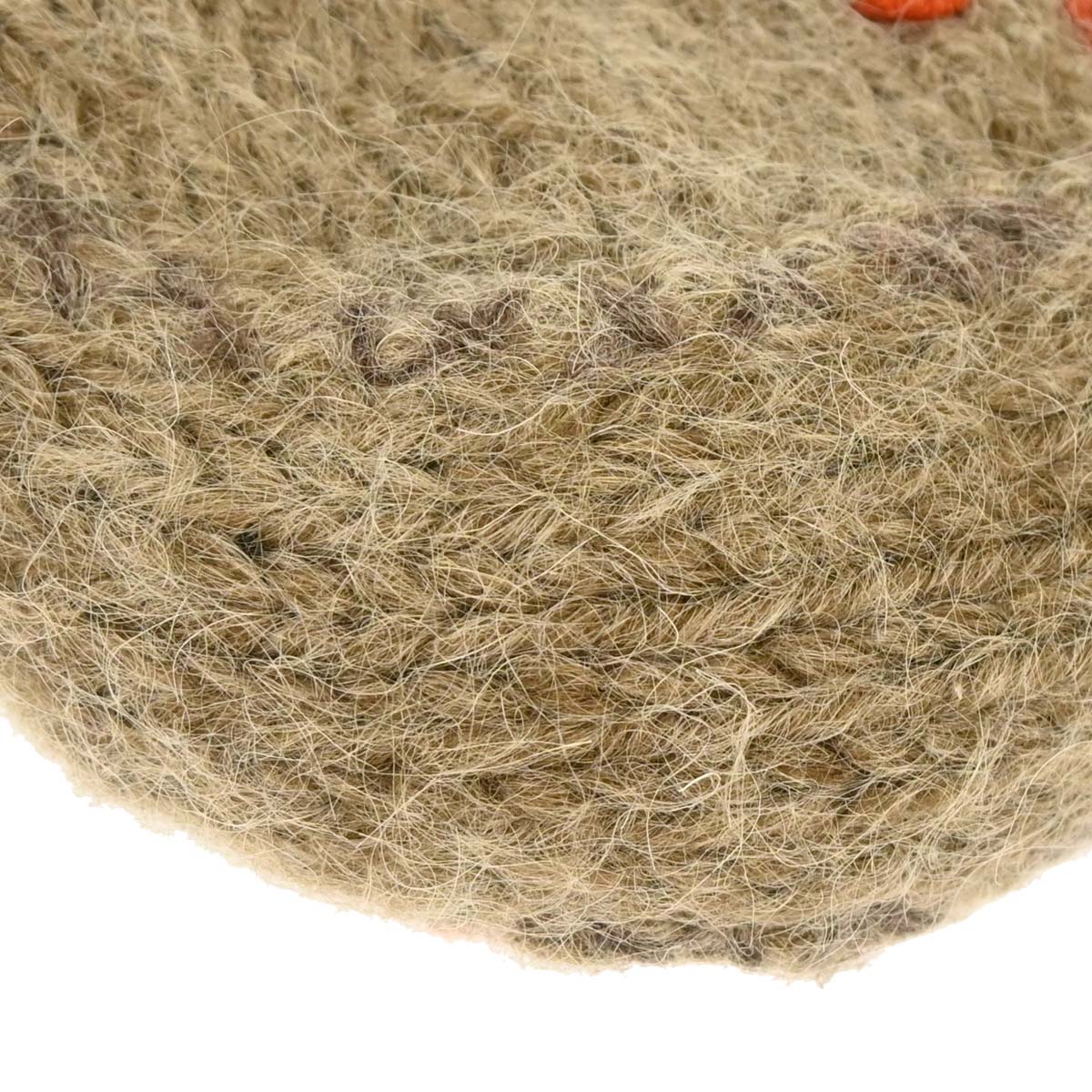 Fendi Brown Wool Baguette Handbag