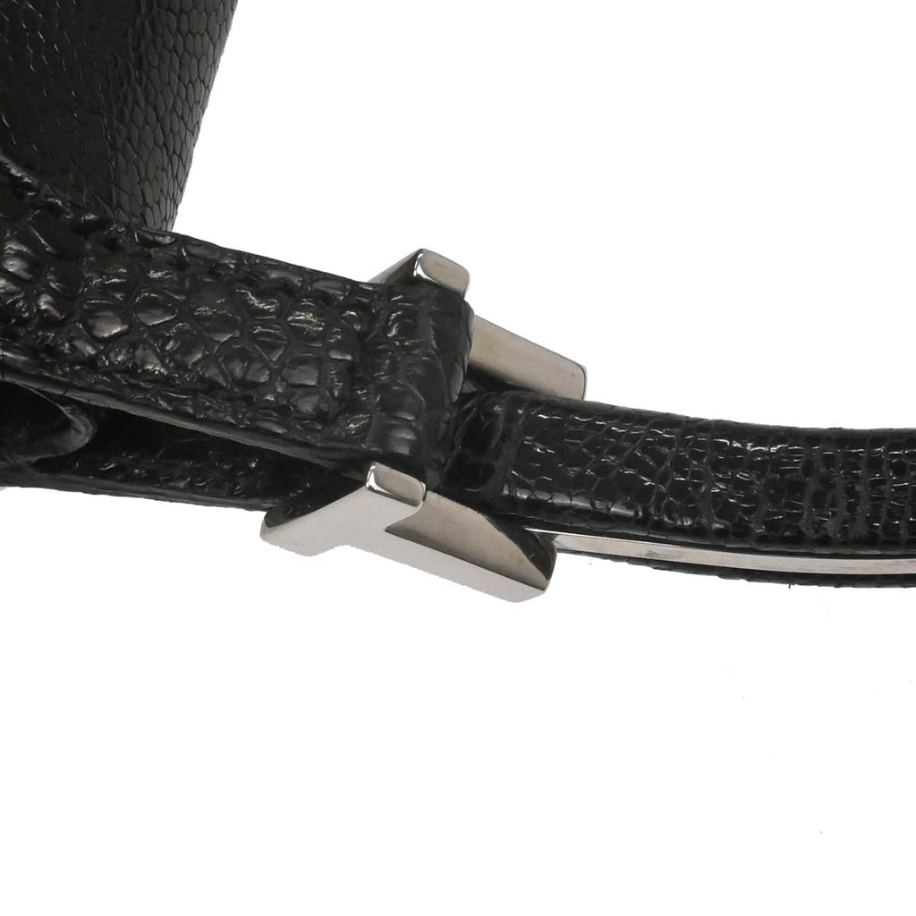 Gucci * Black Crocodile Handbag