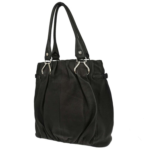 Celine * Black Leather Tote Handbag