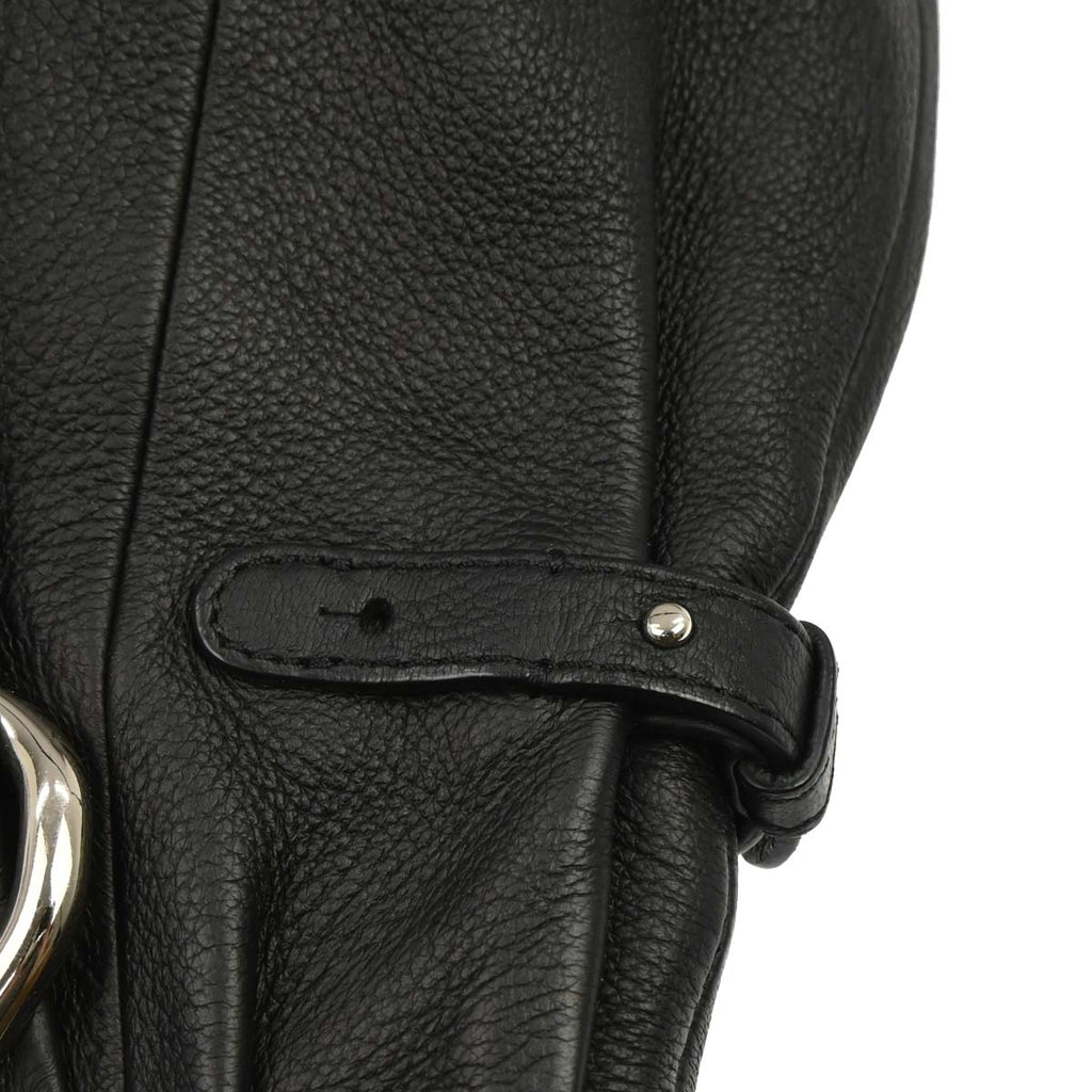 Celine * Black Leather Tote Handbag