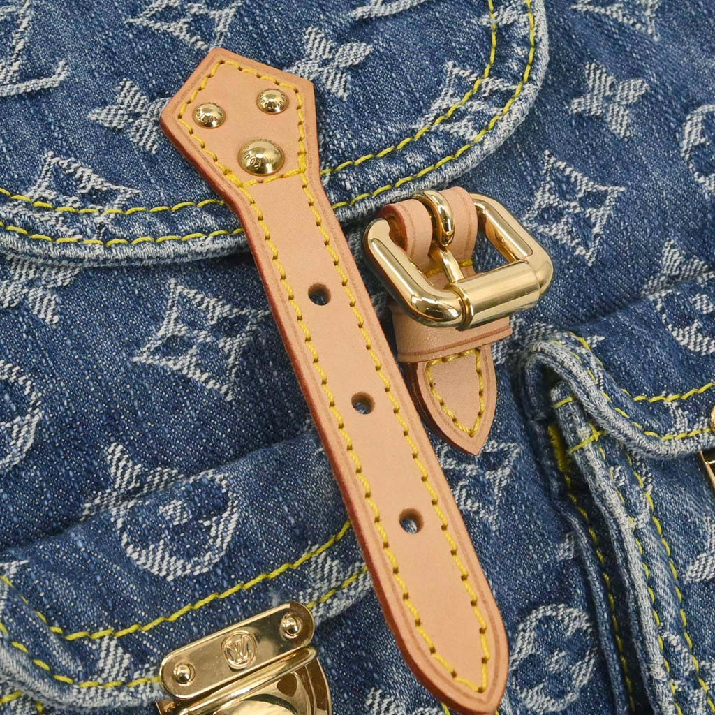 Louis Vuitton Blue Monogram Denim Sac a Dos PM Backpack M95057