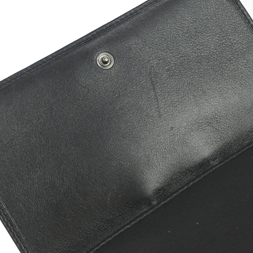 Christian Dior Black Leather Admit It Wallet