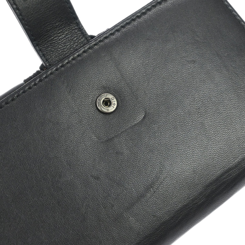 Christian Dior Black Leather Admit It Wallet