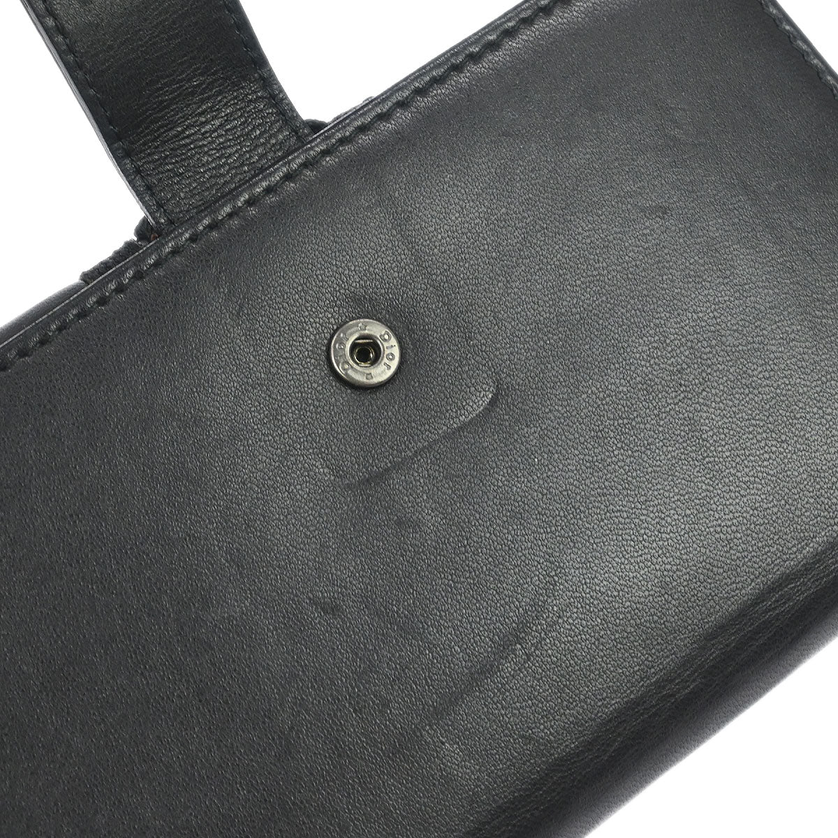 Christian Dior Black Leather Admit It Wallet