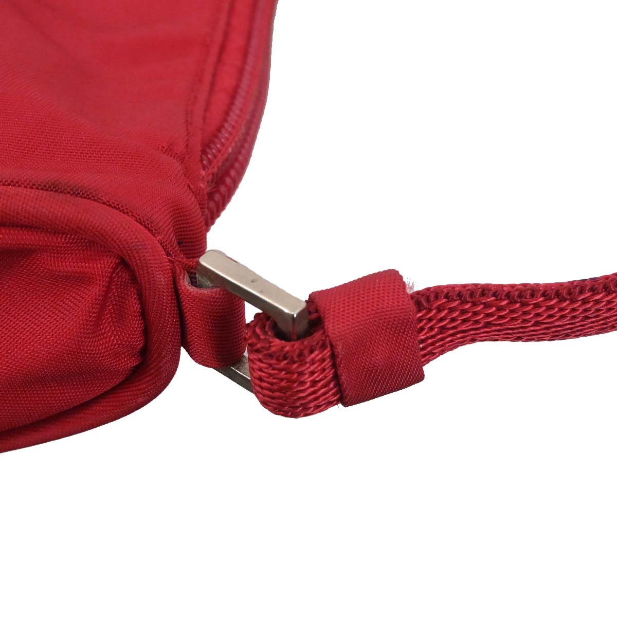 Prada Red Nylon Handbag