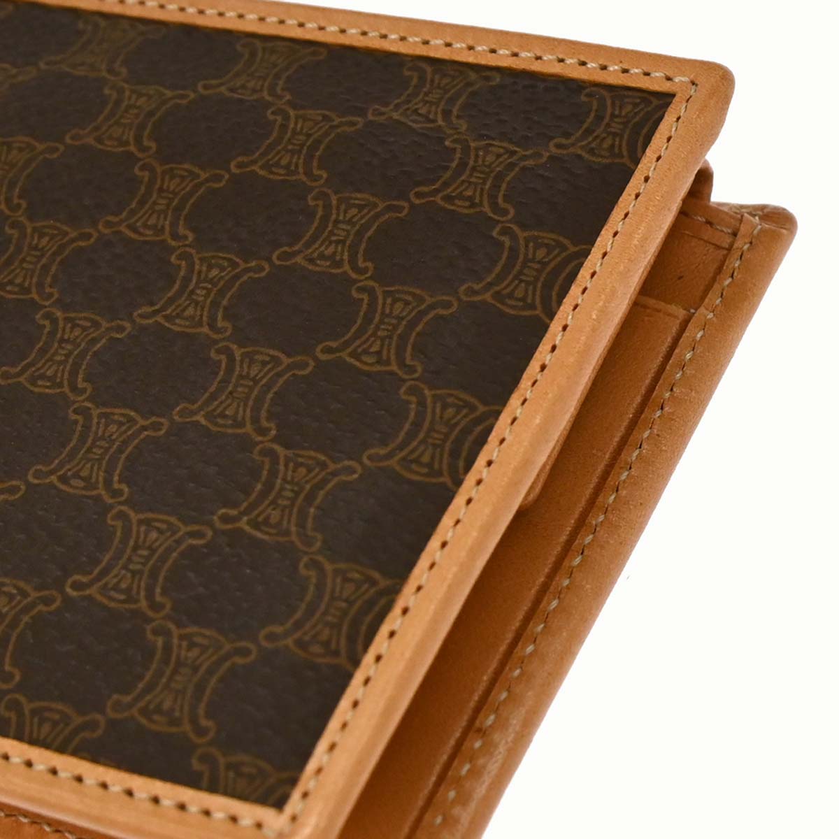 Celine Brown PVC Macadam Wallet
