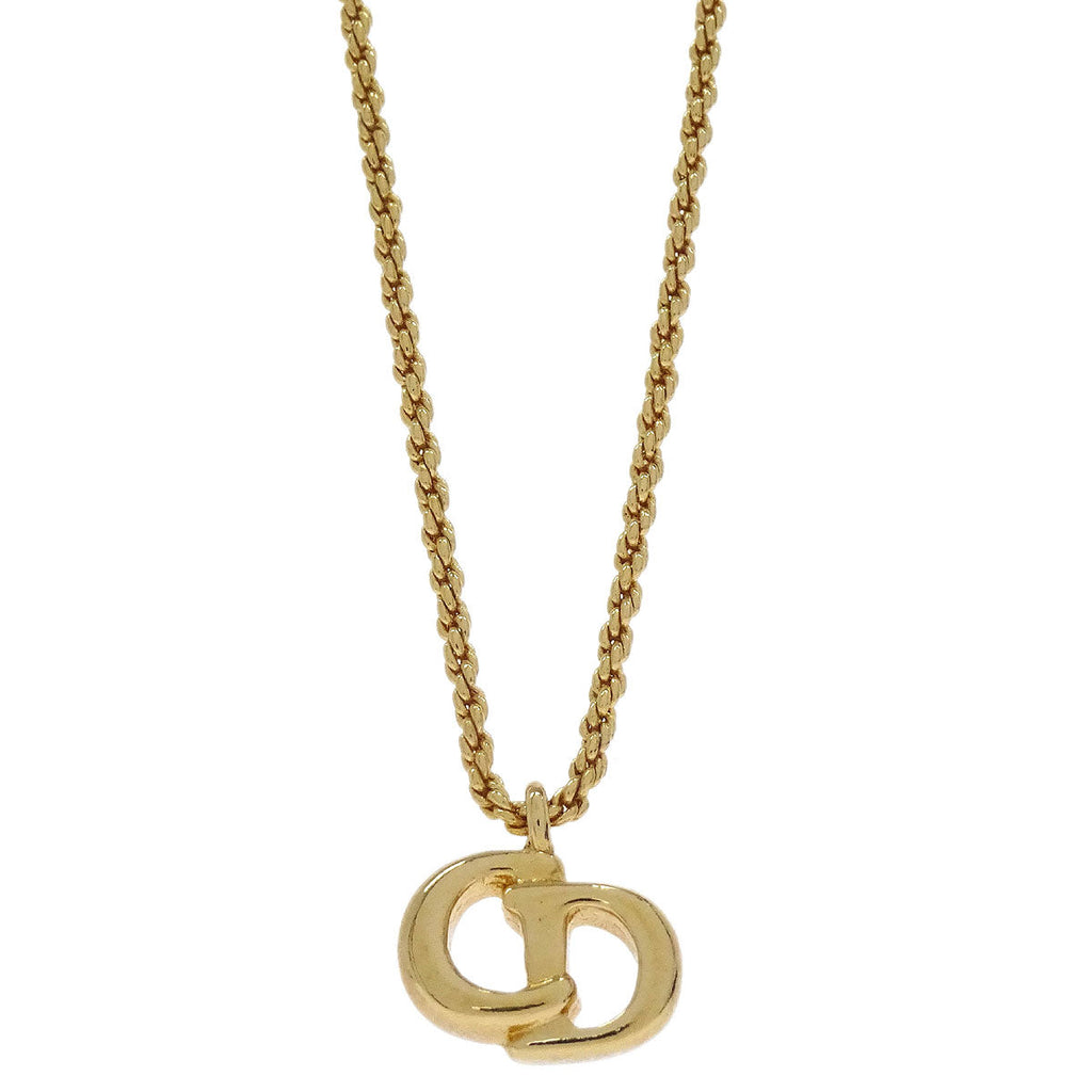 Christian Dior Necklace Pendant Gold