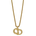 Christian Dior Necklace Pendant Gold