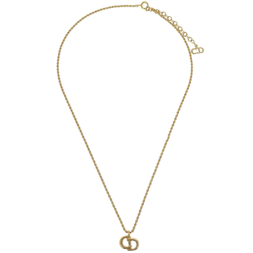 Christian Dior Necklace Pendant Gold