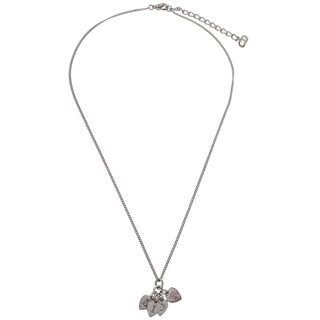 Christian Dior Necklace Pendant Silver