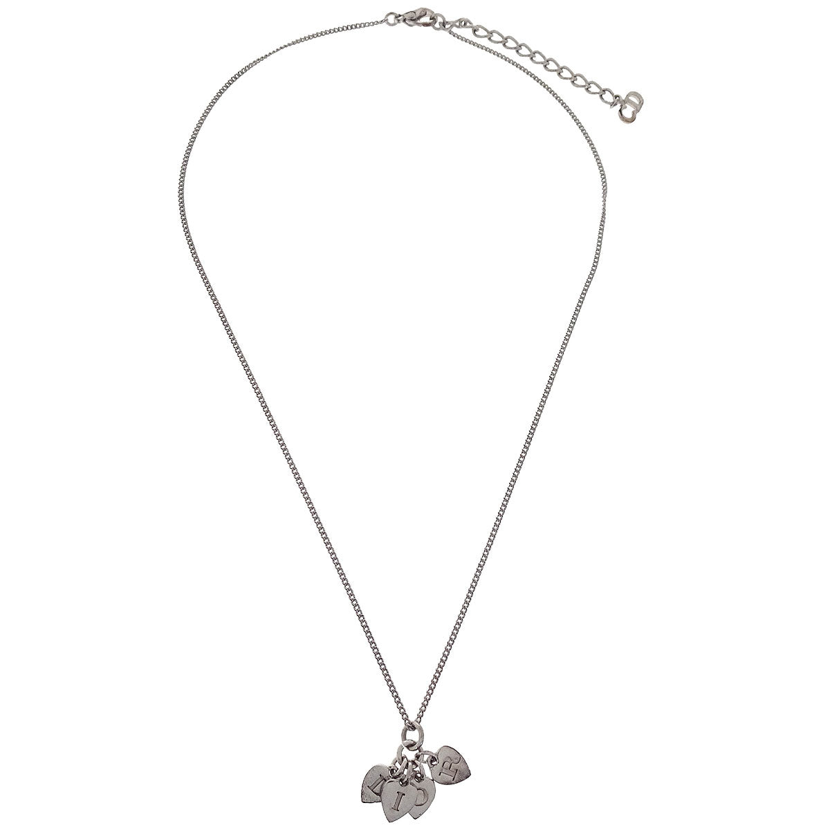 Christian Dior Necklace Pendant Silver