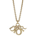 Christian Dior Necklace Pendant Gold
