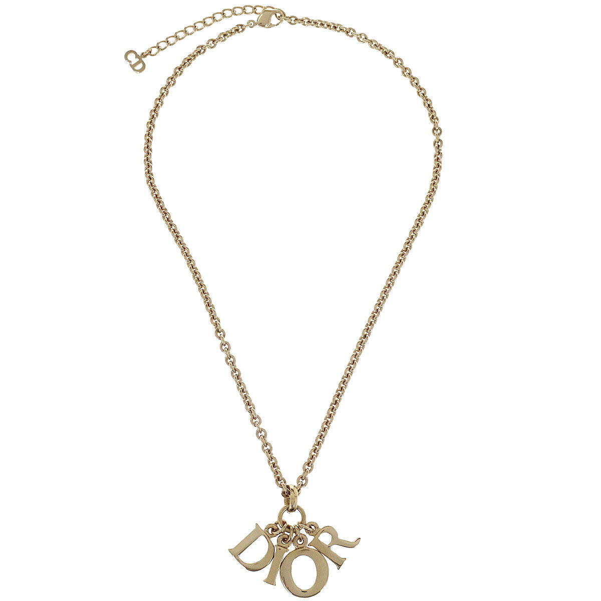 Christian Dior Necklace Pendant Gold