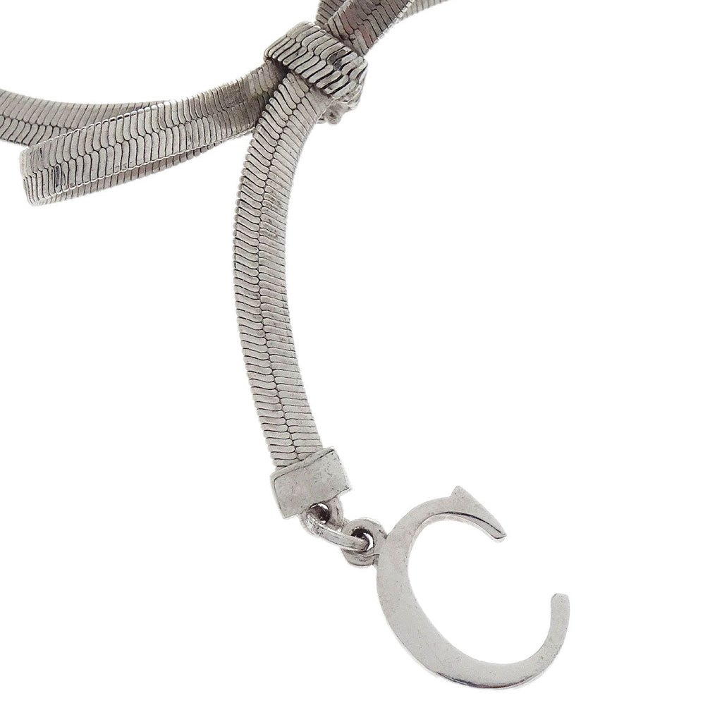 Christian Dior Necklace Pendant Silver