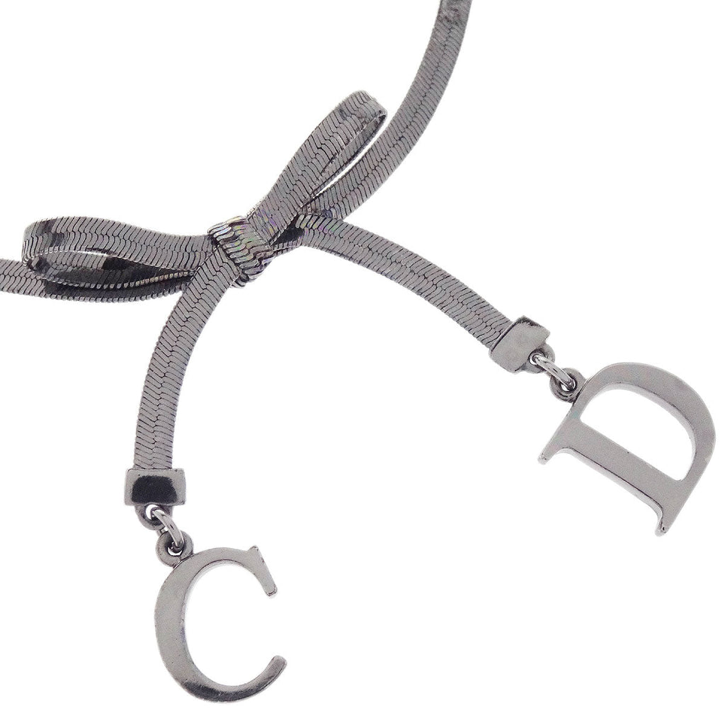 Christian Dior Necklace Pendant Silver