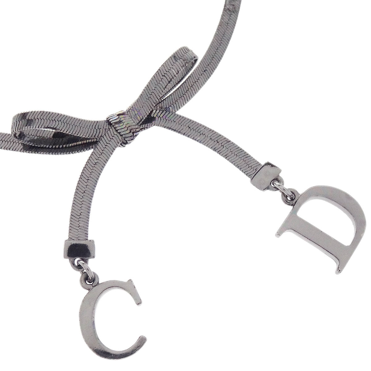 Christian Dior Necklace Pendant Silver