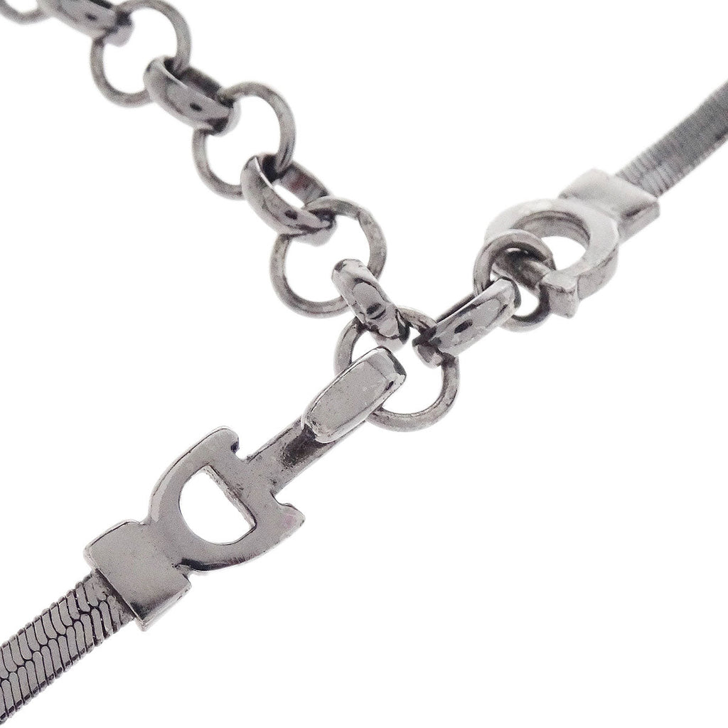 Christian Dior Necklace Pendant Silver