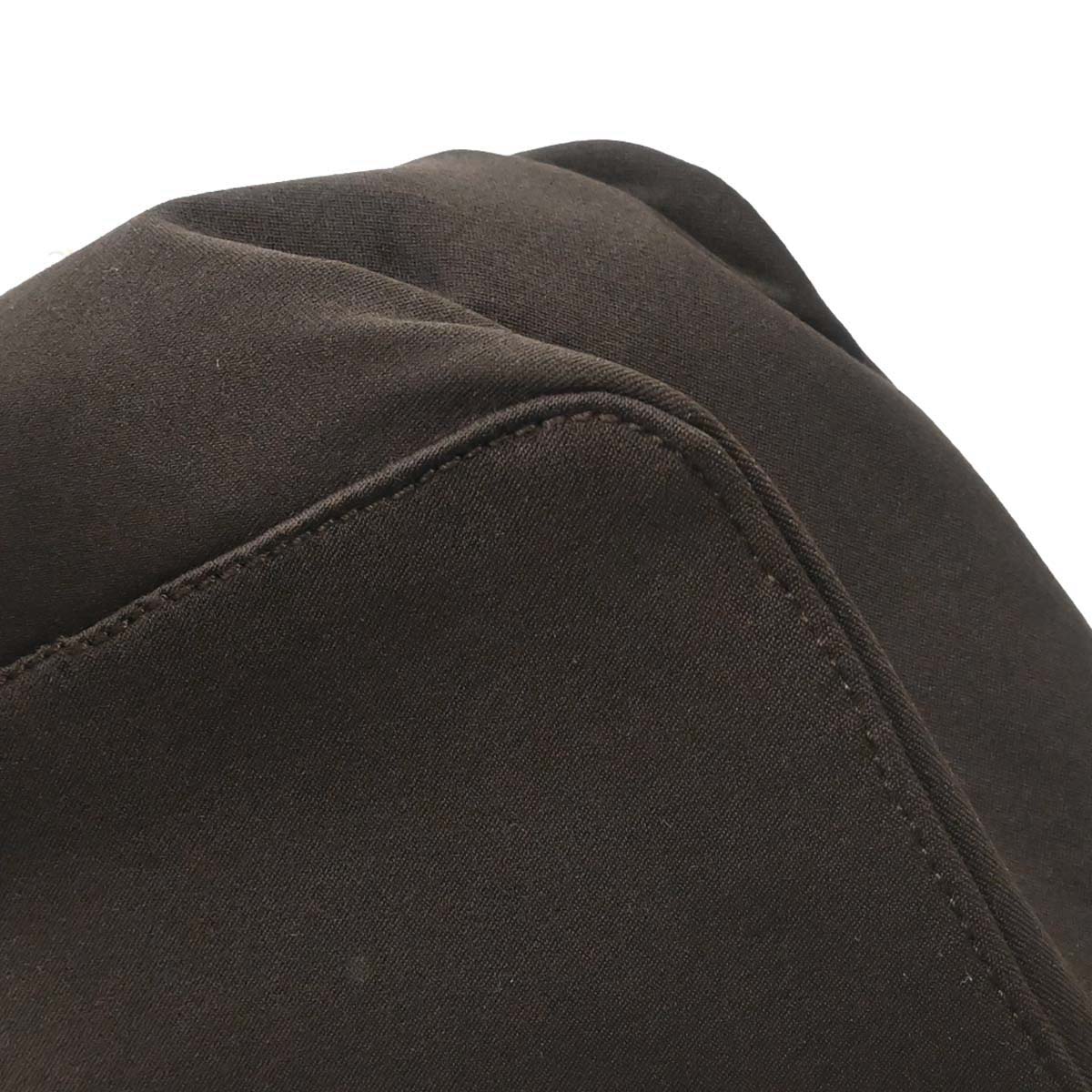 Prada Brown Nylon Top Handle Handbag