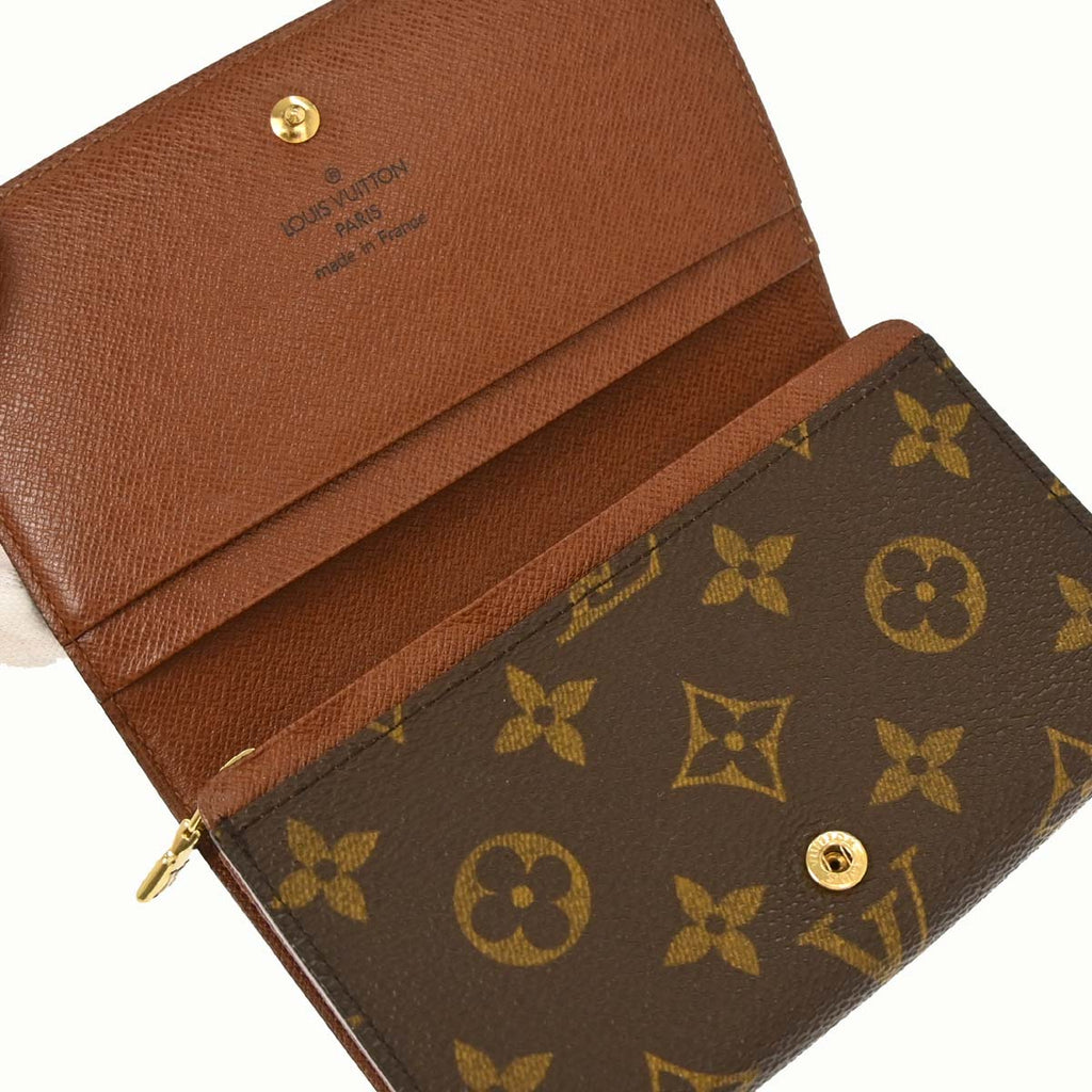 Louis Vuitton Monogram Porte Monnaie Billet Tresor Wallet M61730