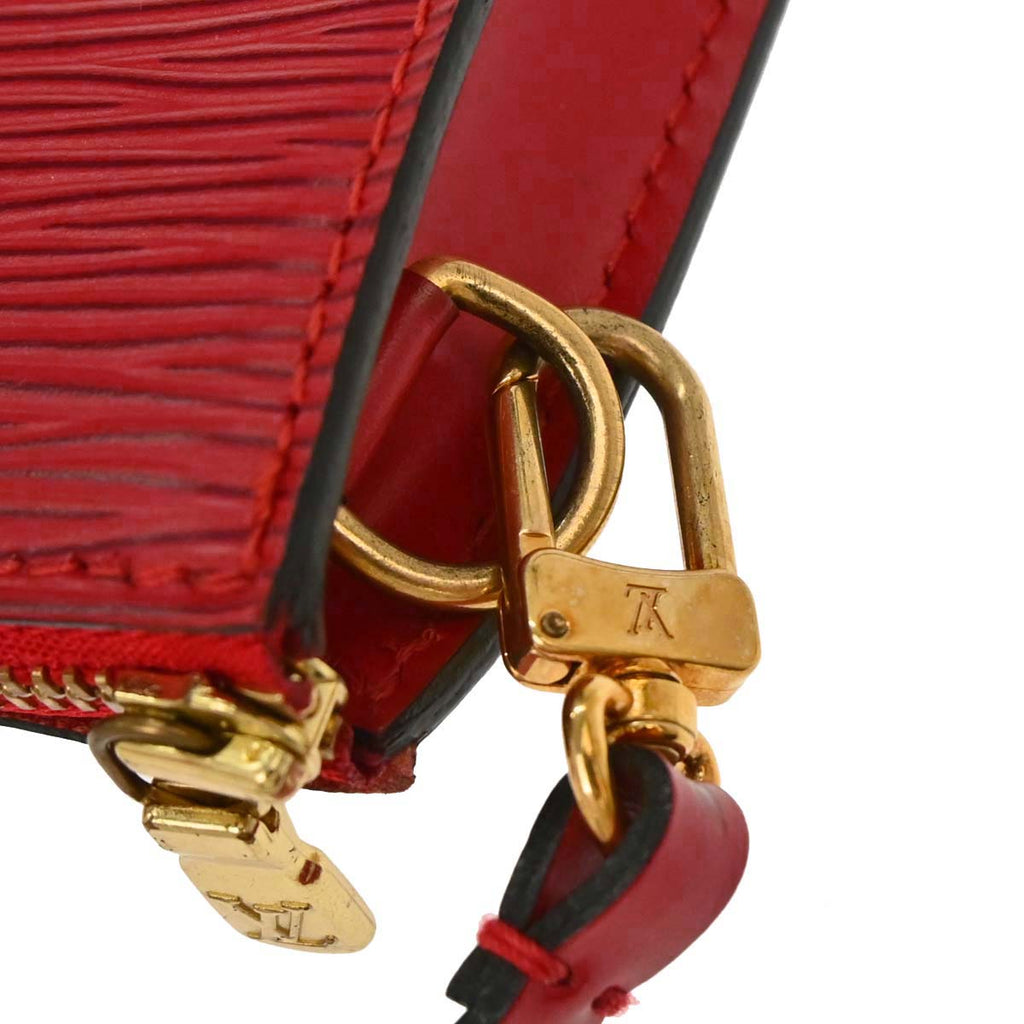 Louis Vuitton Red Epi Pochette Accessoires 21 Handbag M52957