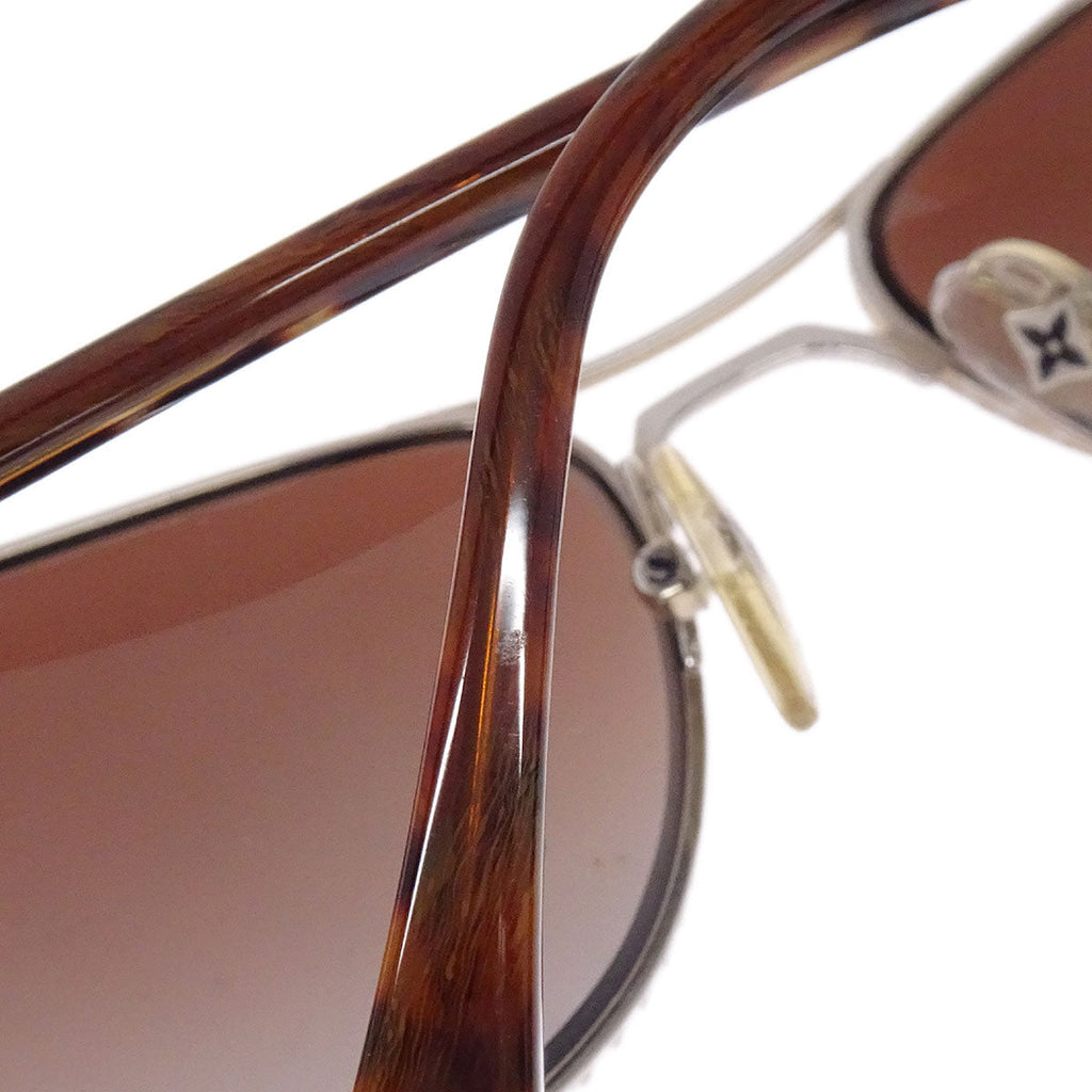 Louis Vuitton Sunglasses Eyewear Brown Conspiration Small Good