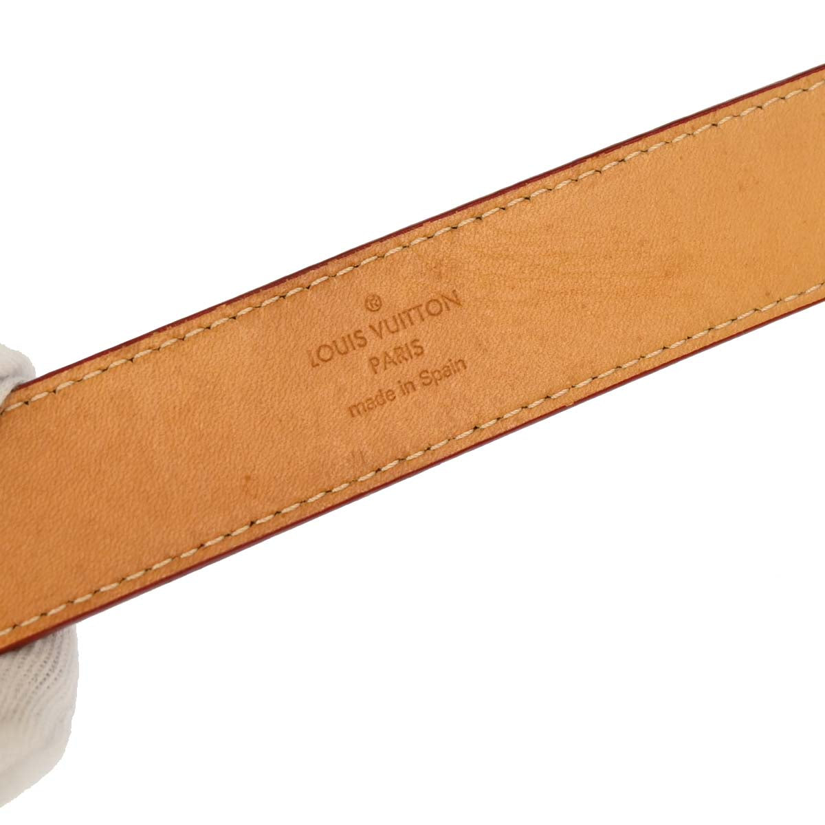 Louis Vuitton Monogram Vernis Red Ceinture Belt M6980U #90/36