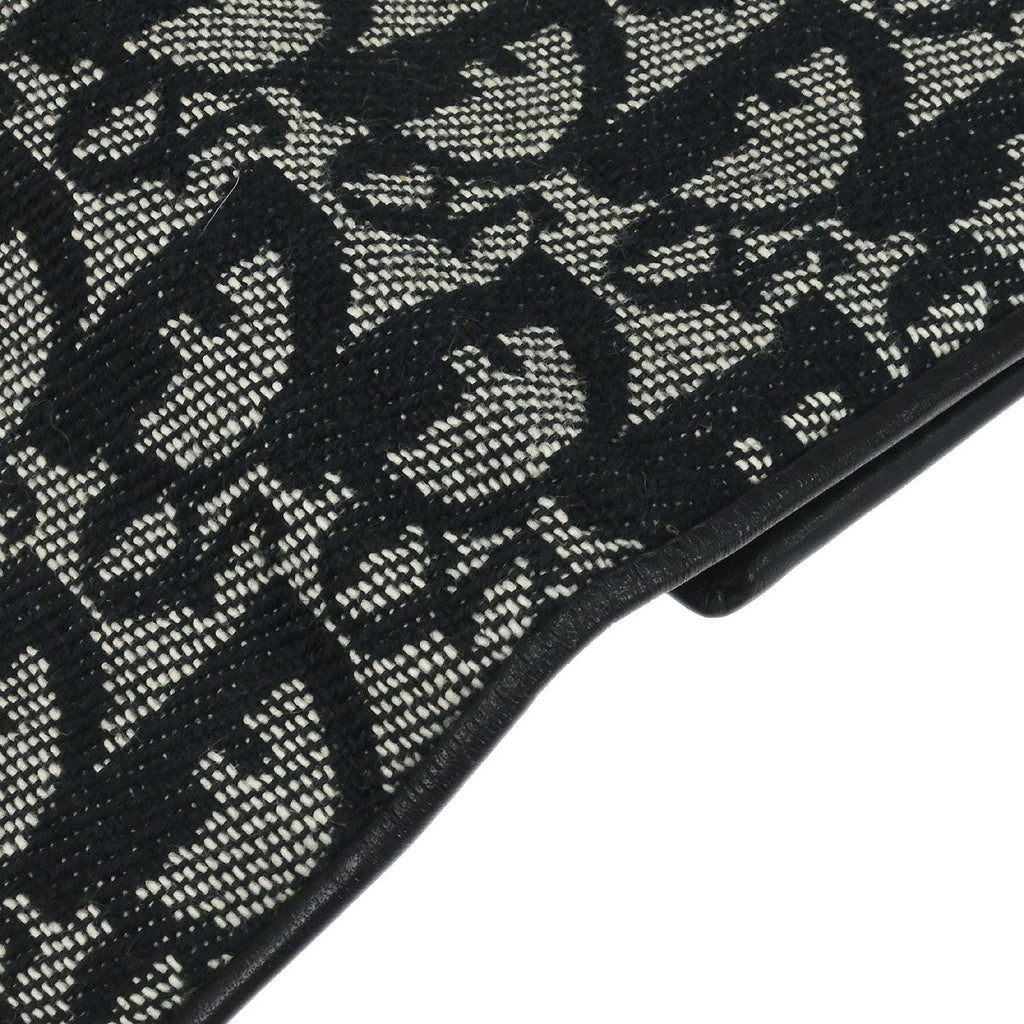 Christian Dior Black Canvas Trotter Wallet