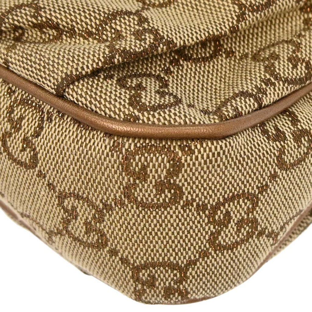 Gucci Bronze Lovely Heart GG Handbag