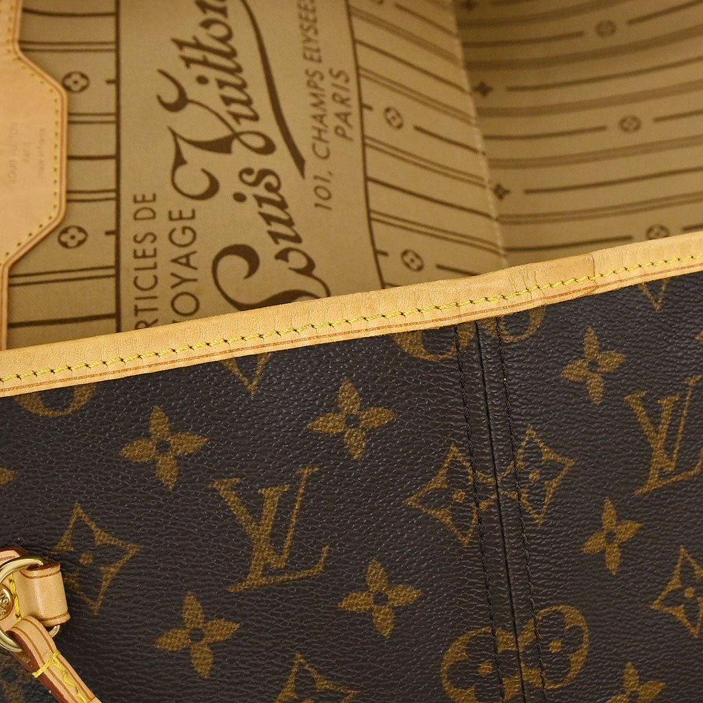 Louis Vuitton Monogram Neverfull GM Tote Bag M40157