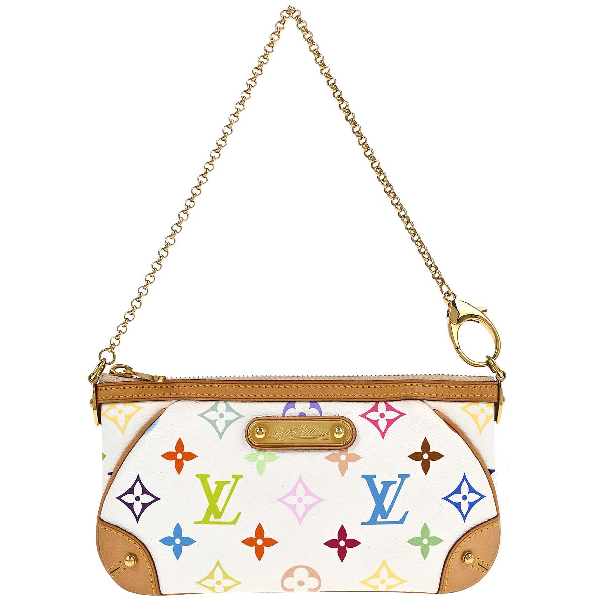 Louis Vuitton Multicolor Pochette Milla MM Chain Handbag M60096