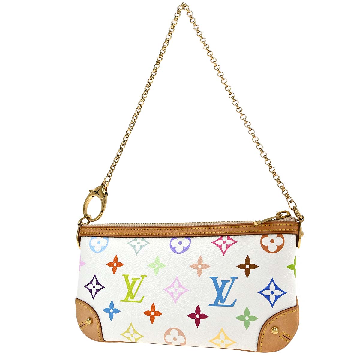 Louis Vuitton Multicolor Pochette Milla MM Chain Handbag M60096