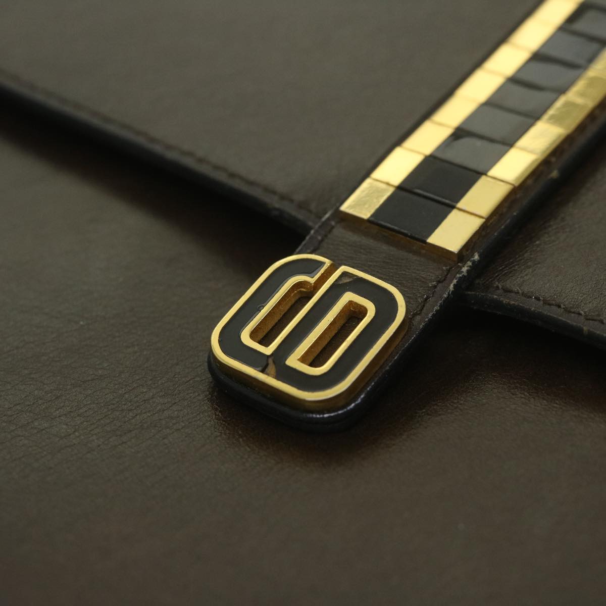 Dior  Leather Shoulder Bag