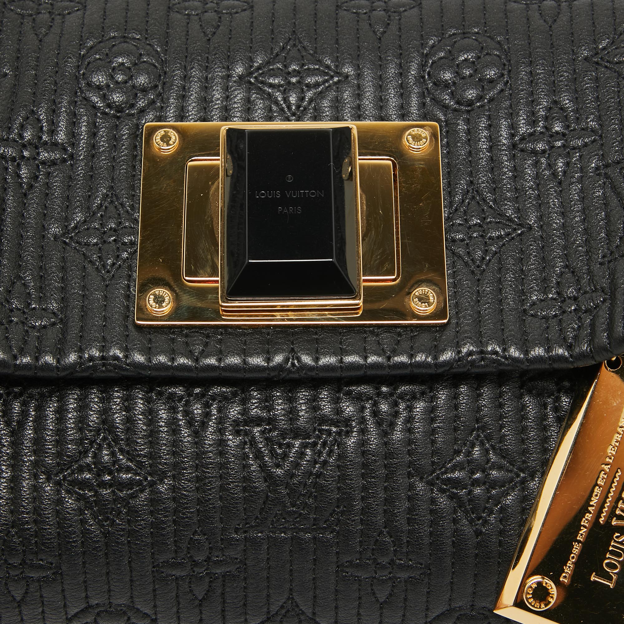 Louis Vuitton Black Monogram Motard Altair Clutch
