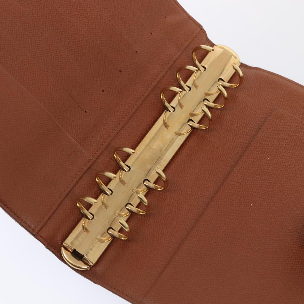 Louis Vuitton Agenda Cover Brown Canvas Wallet