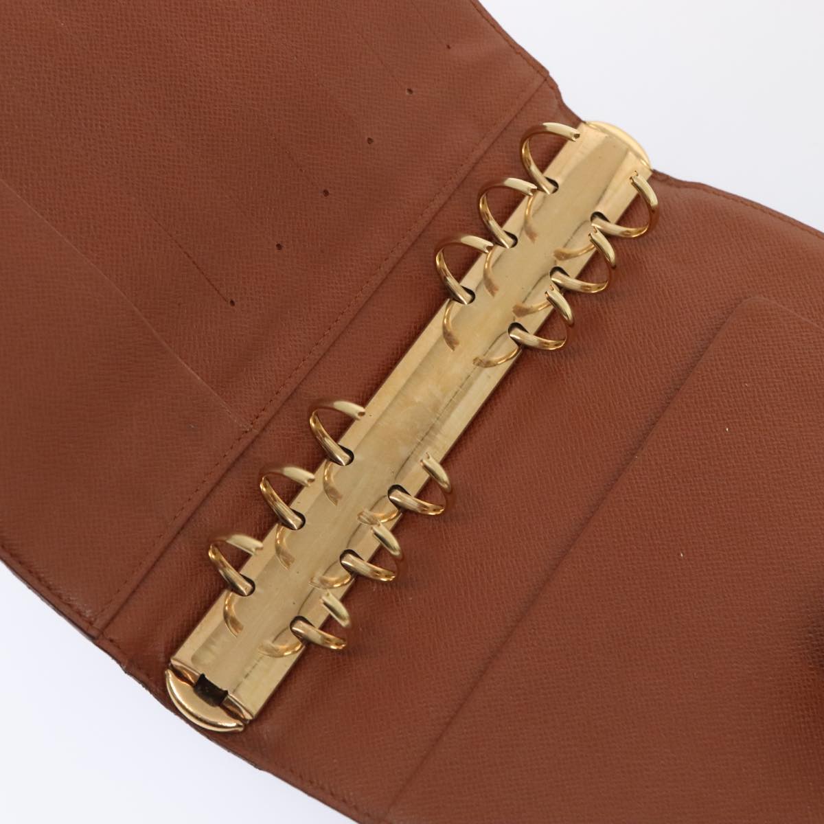 Louis Vuitton Agenda Cover Brown Canvas Wallet