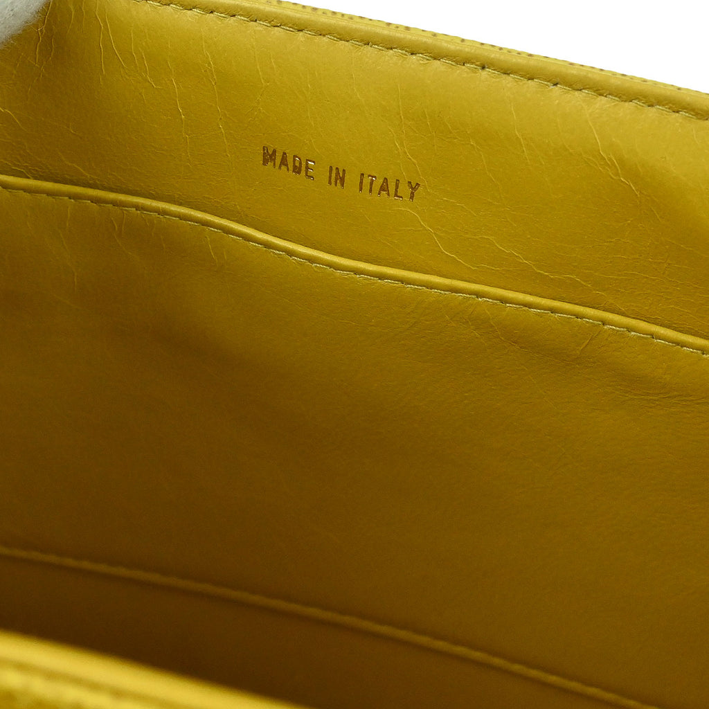 Chanel Yellow Caviar Skin Handbag