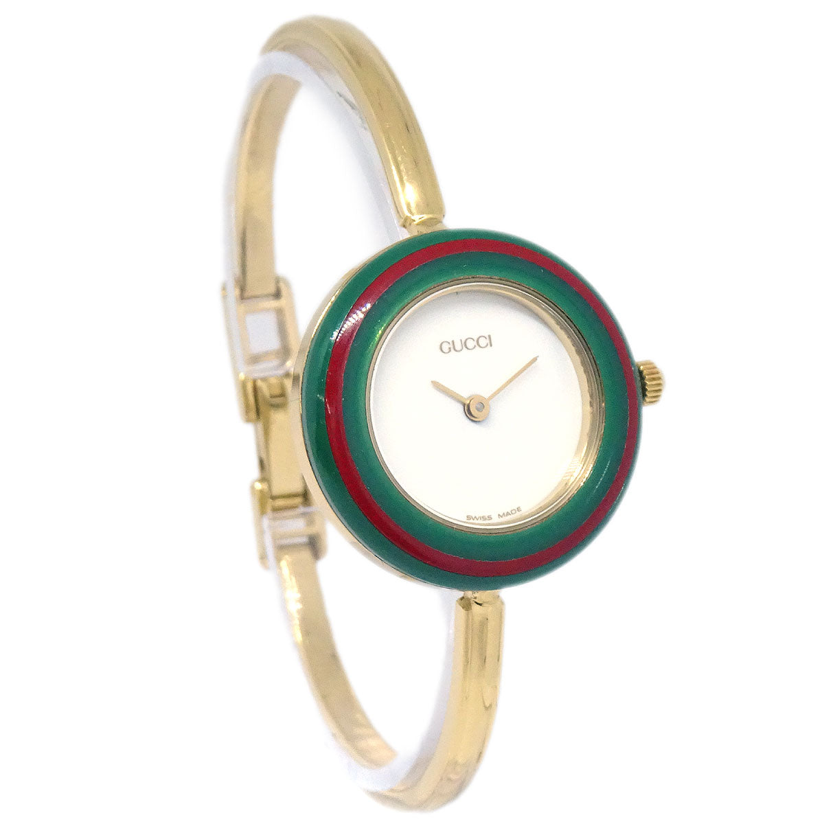 Gucci 11/12.2 Change Bezel Chameleon Quartz Watch SS