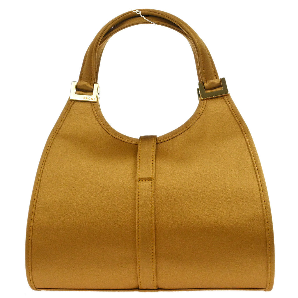 Gucci Gold Satin Mini Jackie Handbag