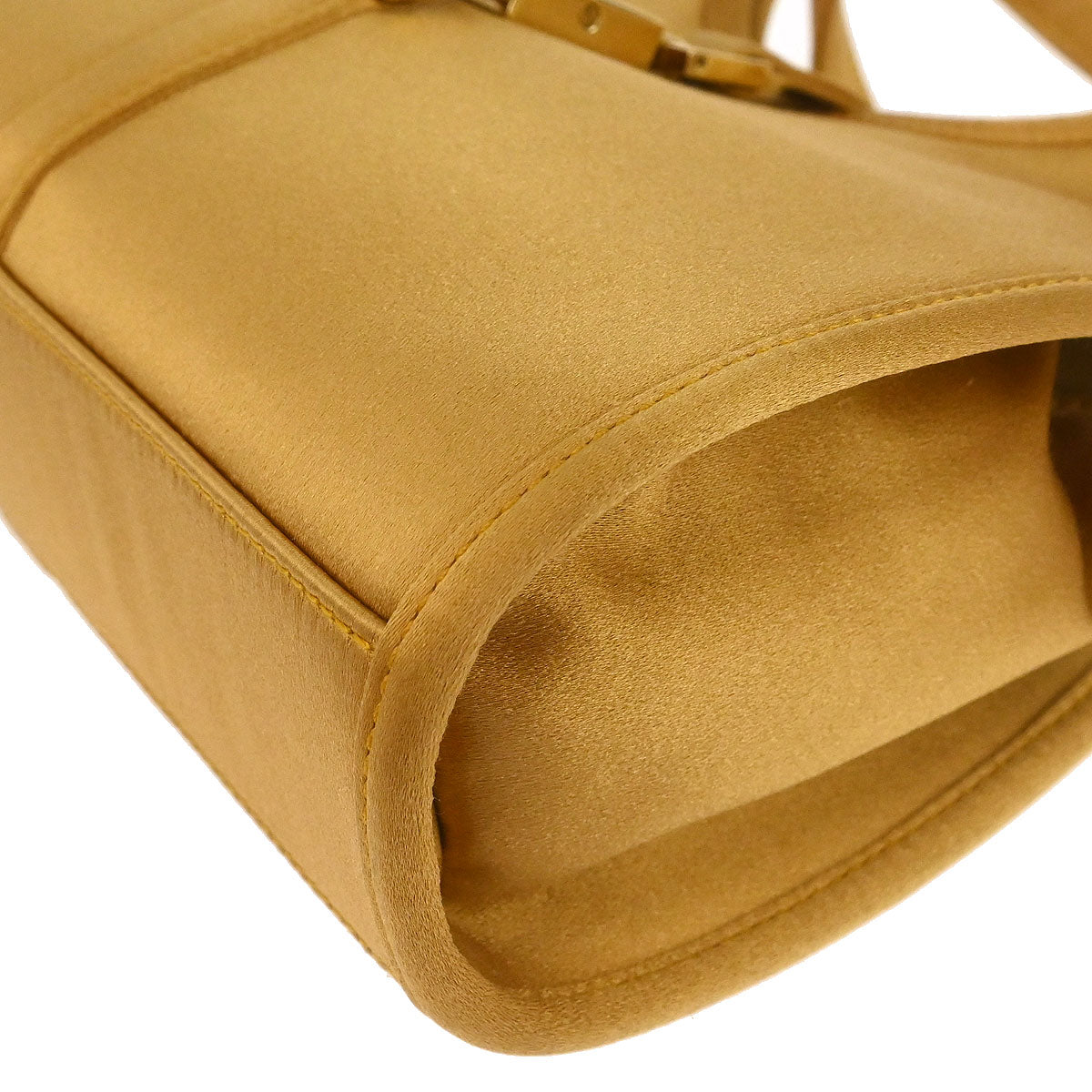 Gucci Gold Satin Mini Jackie Handbag
