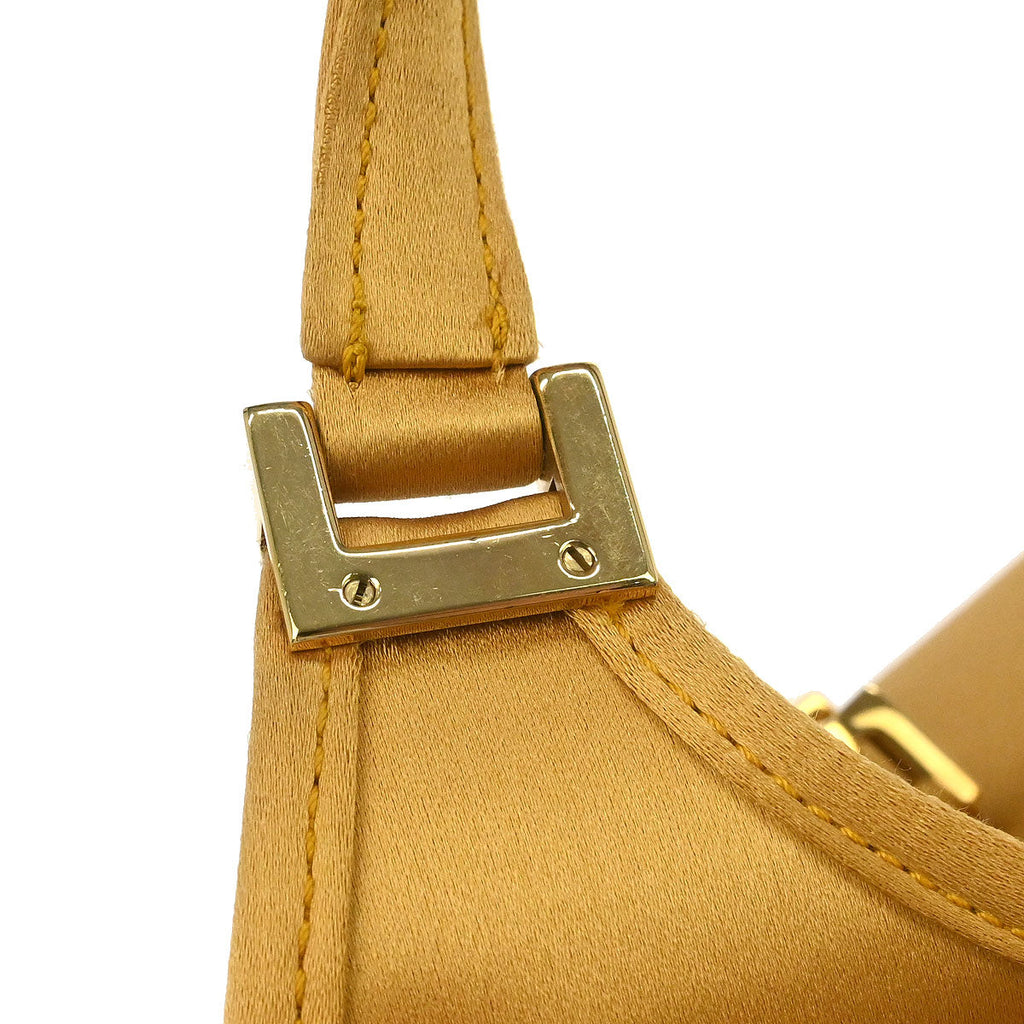 Gucci Gold Satin Mini Jackie Handbag