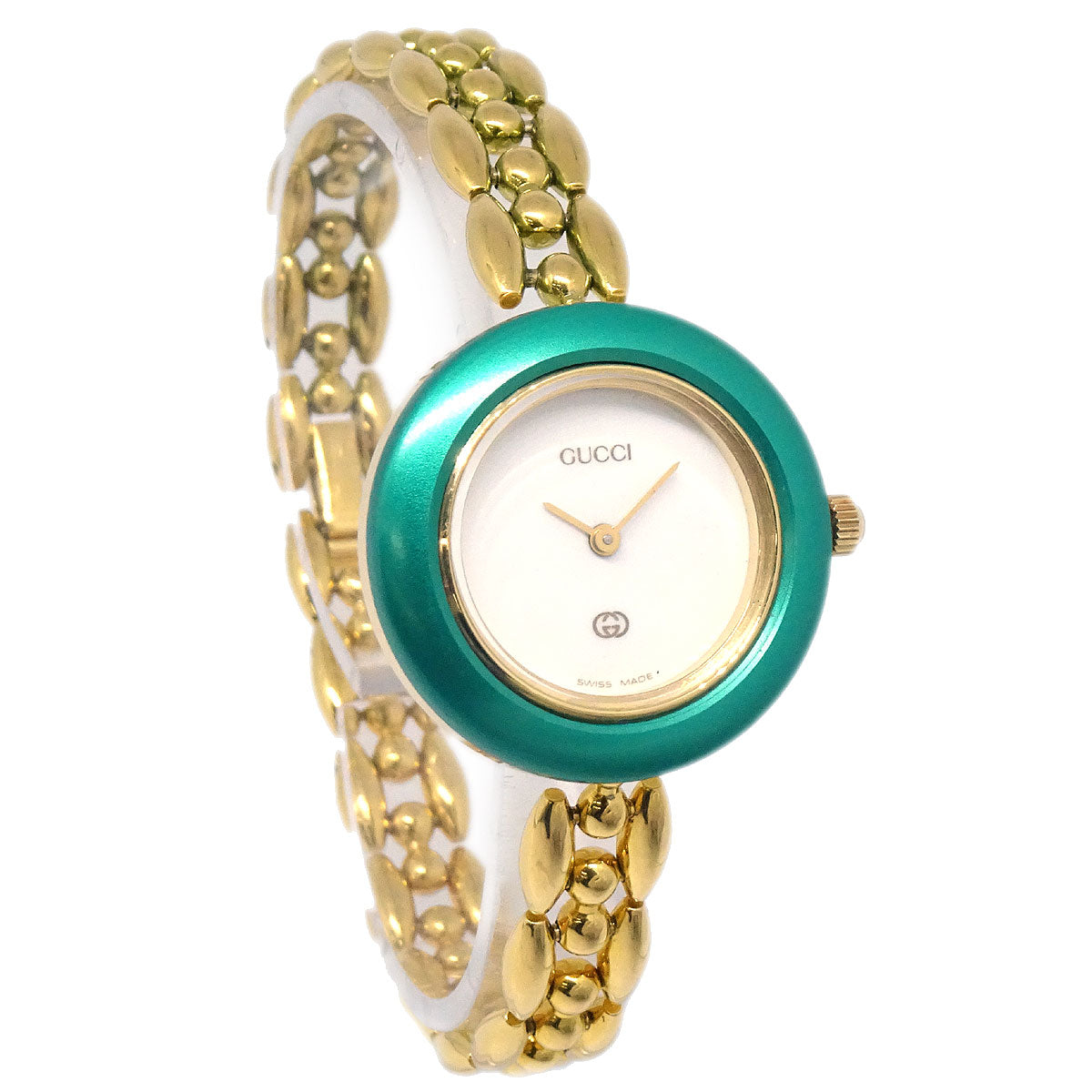 Gucci 11/12 Change Bezel Chameleon Quartz Watch SS