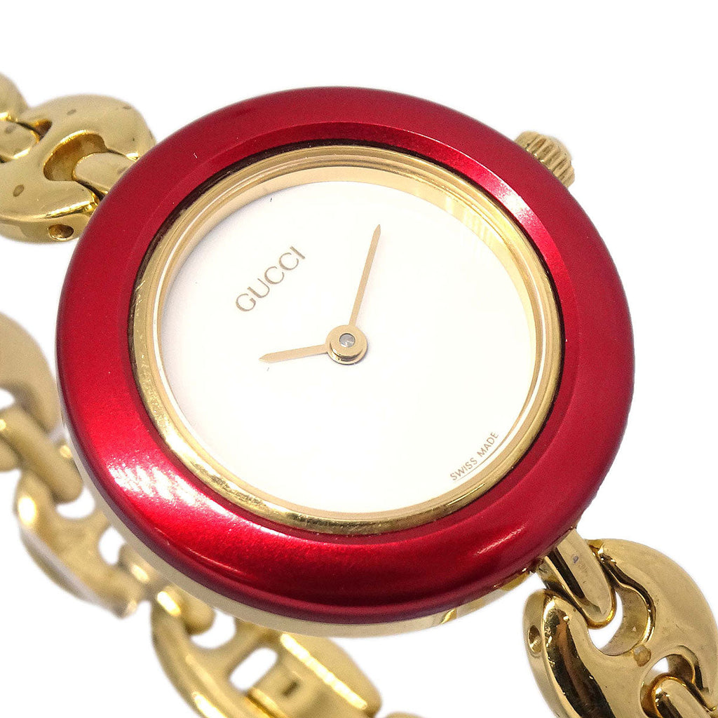 Gucci 11/12.2 Change Bezel Chameleon Quartz Watch SS