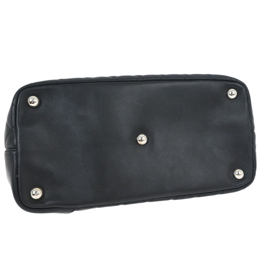 Chanel 2005-2006 Black Calfskin Cambon Ligne Tote Handbag